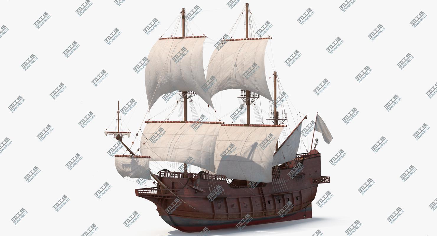 images/goods_img/20210113/Spanish Galleon Ship 3D model/2.jpg